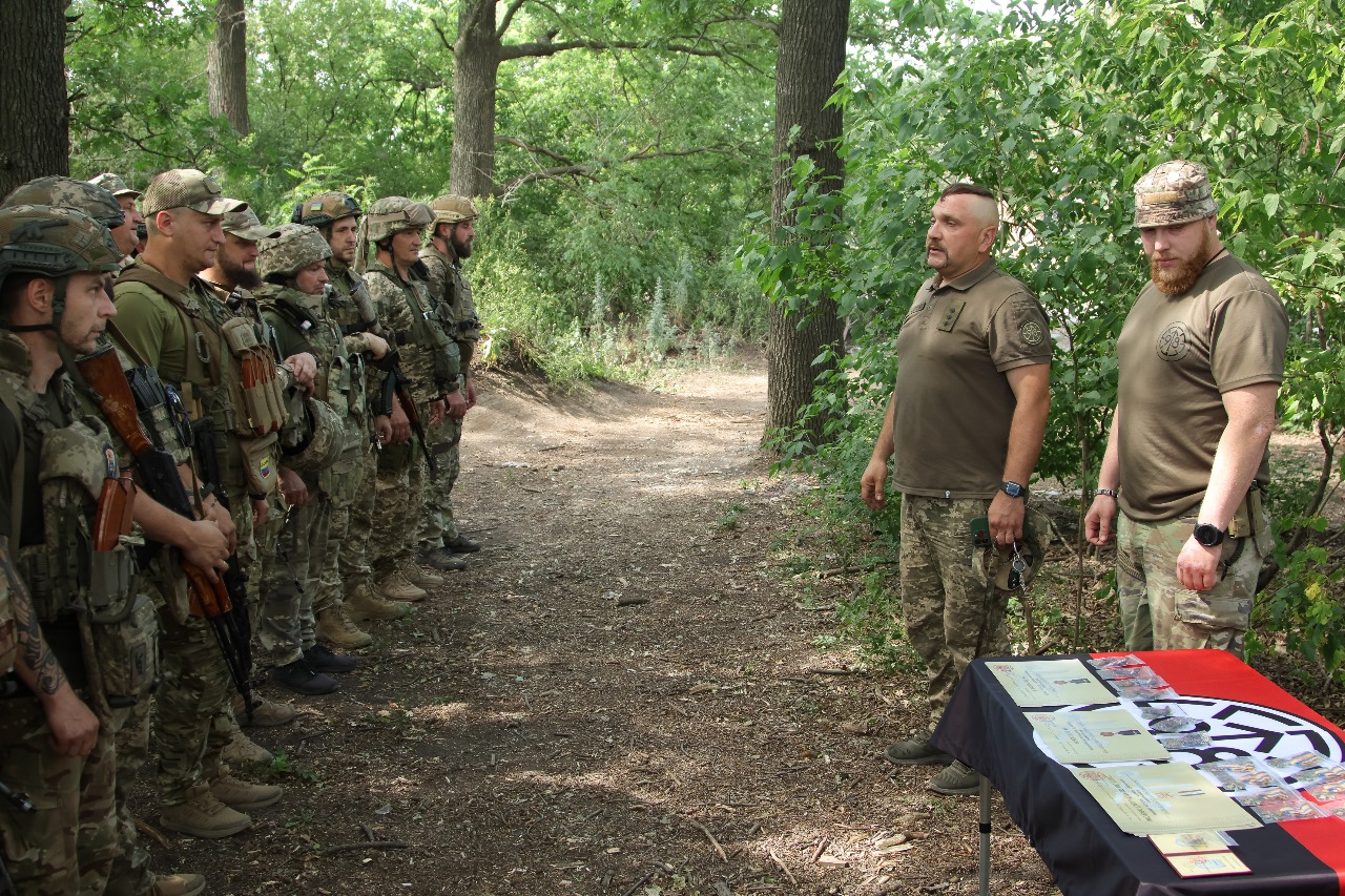 Defenders from the 98th Dnipro separate battalion received awards
